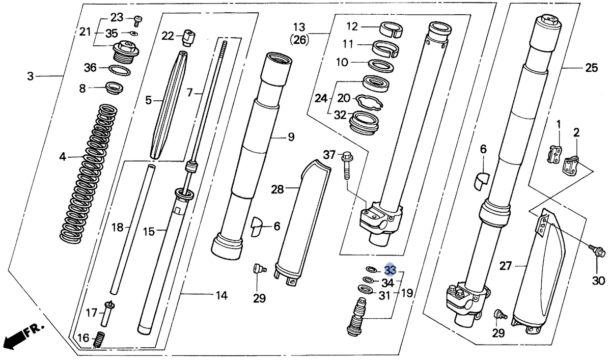 Honda OEM part 91256-KZ3-731