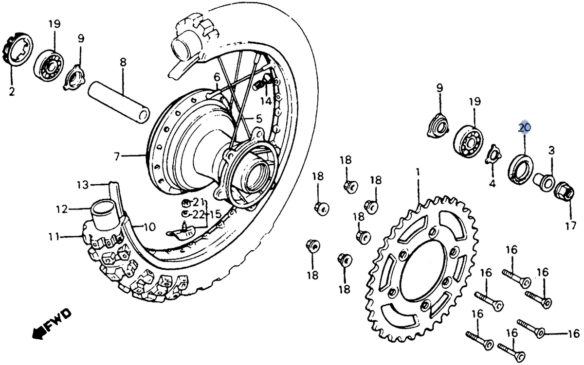 Honda OEM part 91257-KA3-712