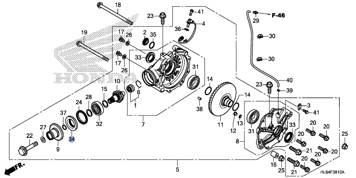 Honda OEM part 91259-HL6-A02