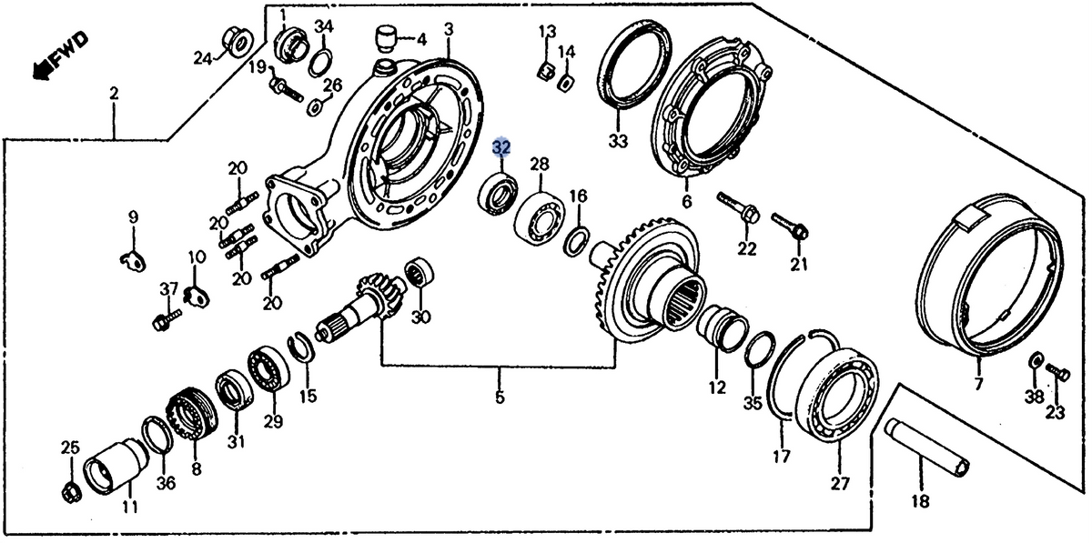 Honda OEM part 91262-ME9-005