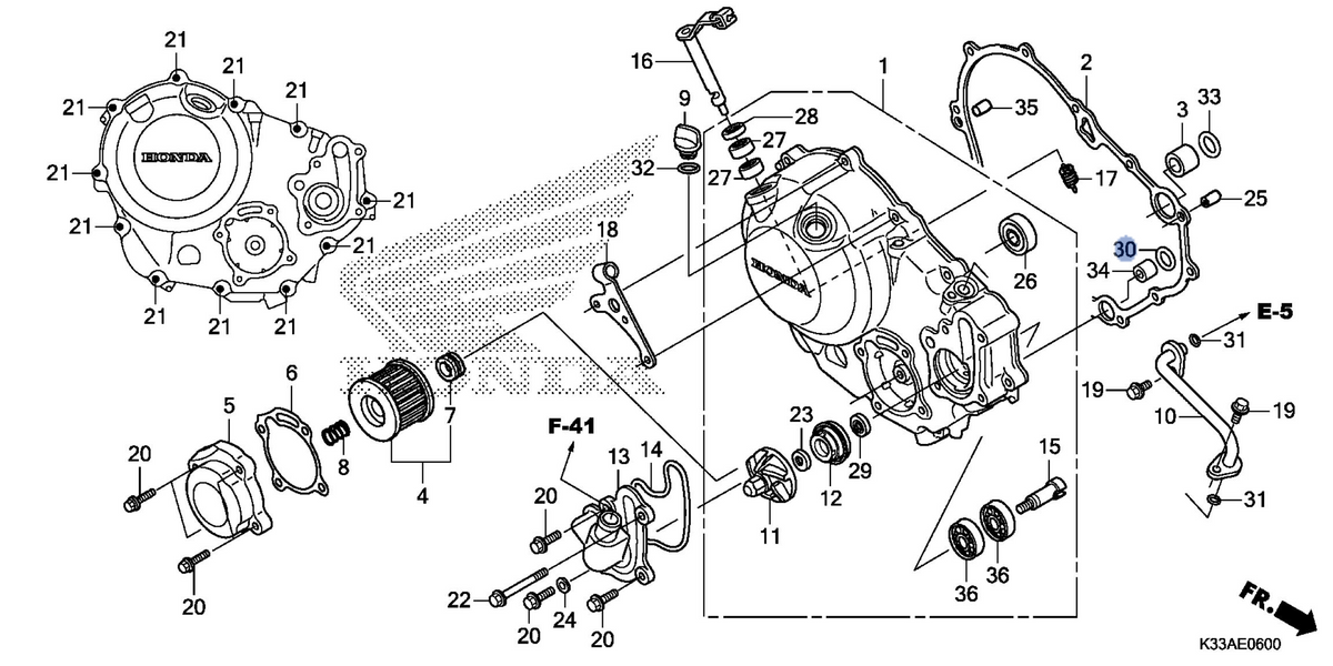 Honda OEM part 91301-KYJ-901