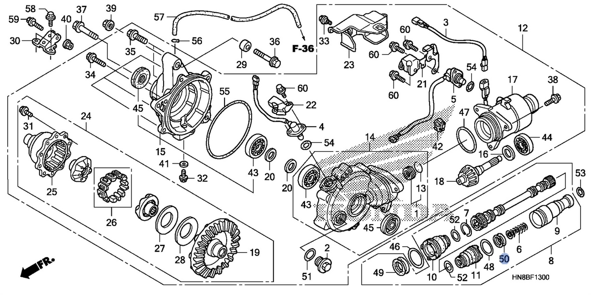 Honda OEM part 91302-HN5-671