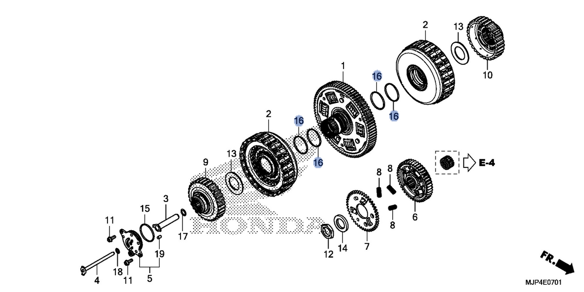 Honda OEM part 91302-RGC-003