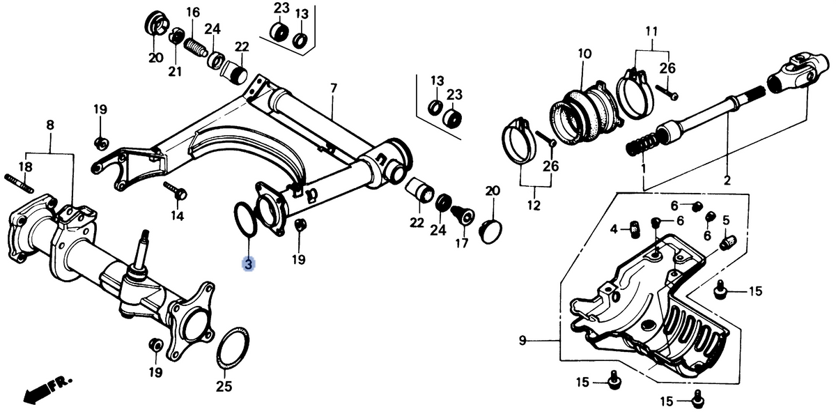 Honda OEM part 91304-MF5-003
