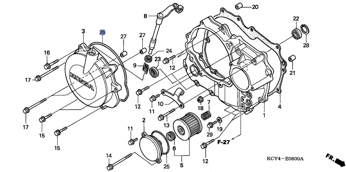 Honda OEM part 91311-KCY-670