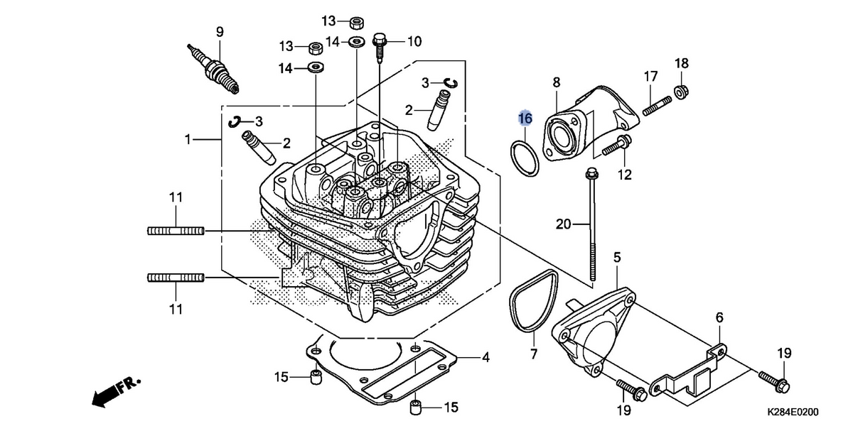 Honda OEM part 91313-KVR-C00