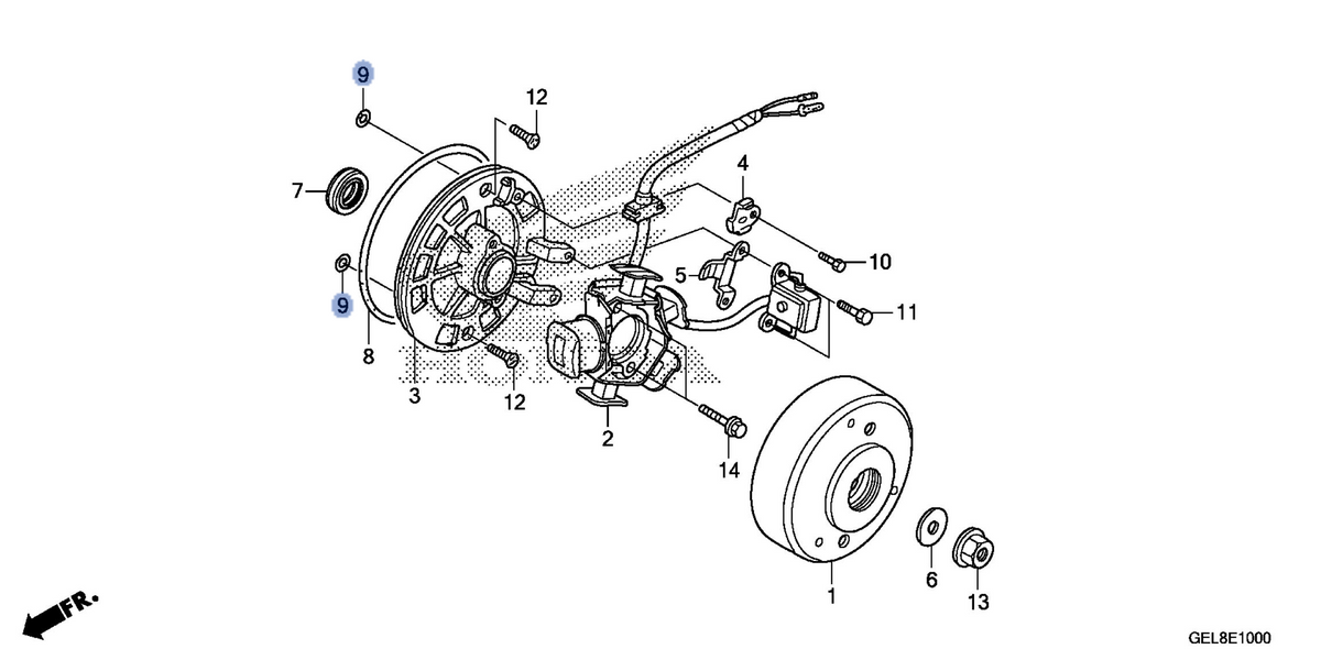 Honda OEM part 91317-GEL-A80
