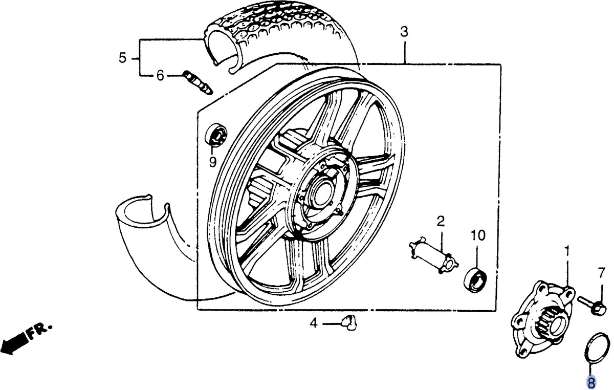 Honda OEM part 91351-740-003