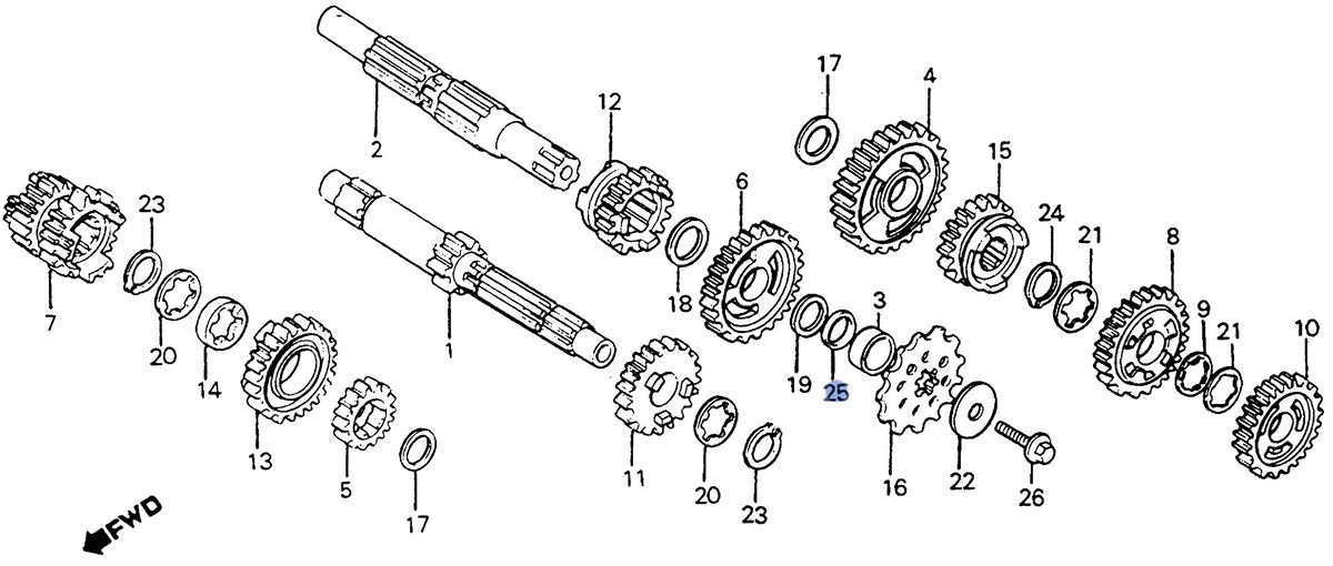Honda OEM part 91351-KA3-711