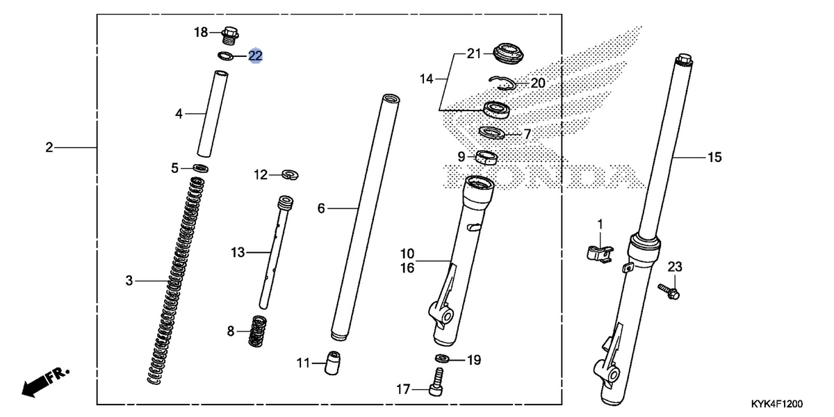 Honda OEM part 91351-KRF-H71