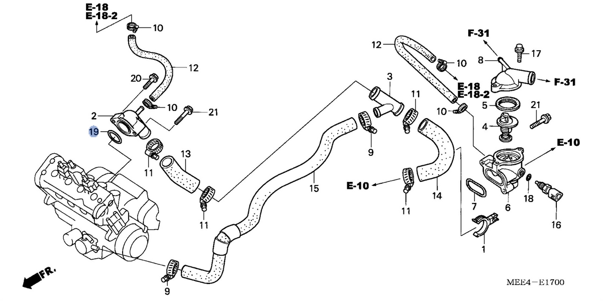 Honda OEM part 91356-425-005