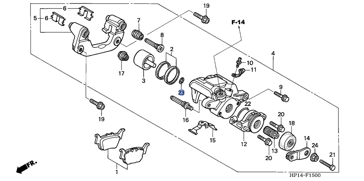 Honda OEM part 91358-964-006