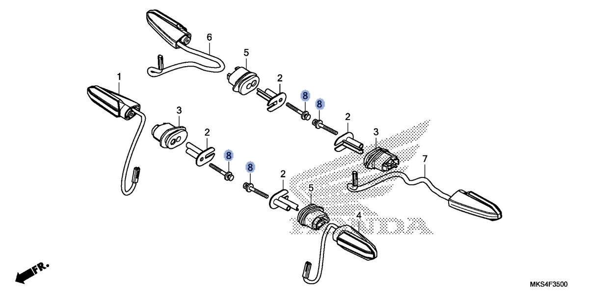 Honda OEM part 93401-05040-08