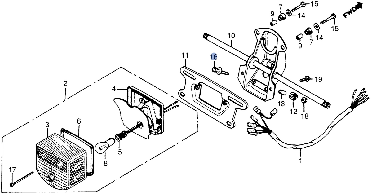 Honda OEM part 93404-06025-00