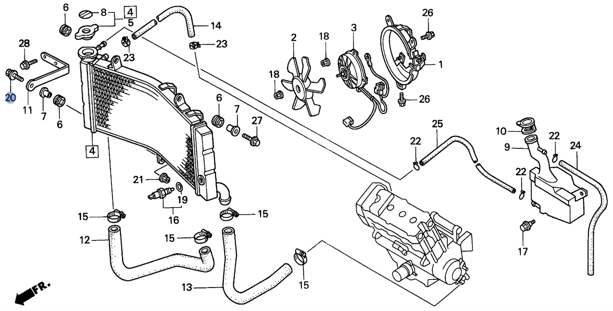 Honda OEM part 93404-06028-00
