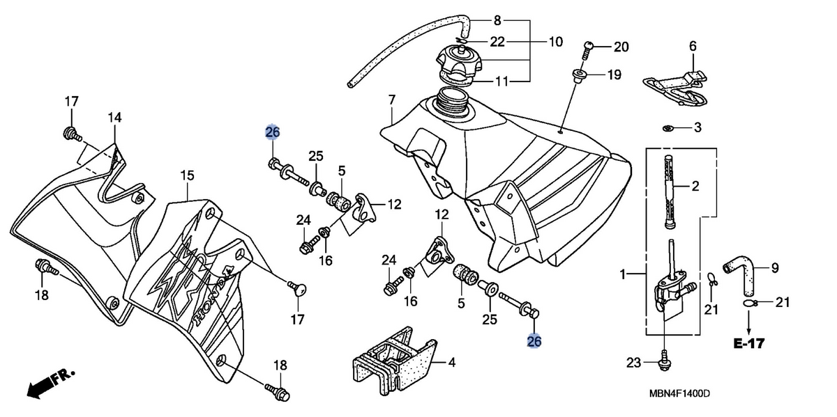 Honda OEM part 93404-06040-00
