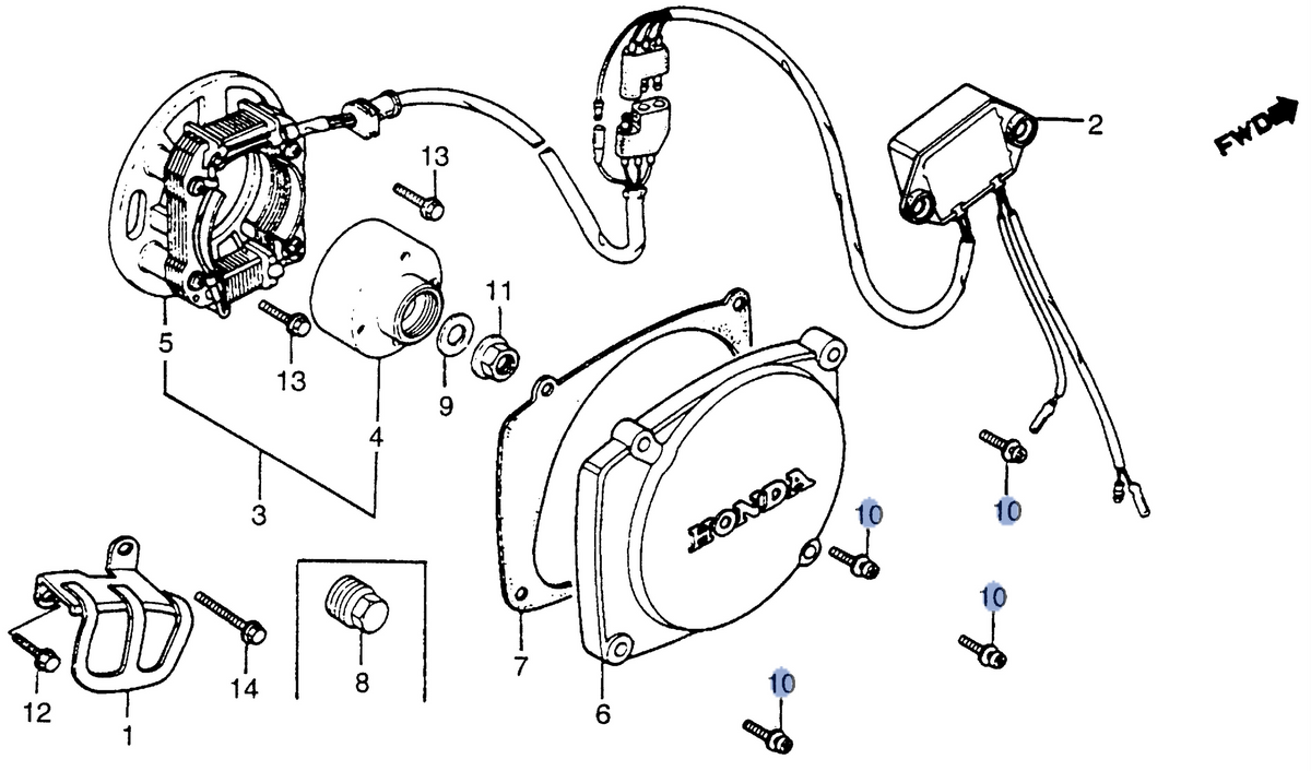 Honda OEM part 93891-06028-00