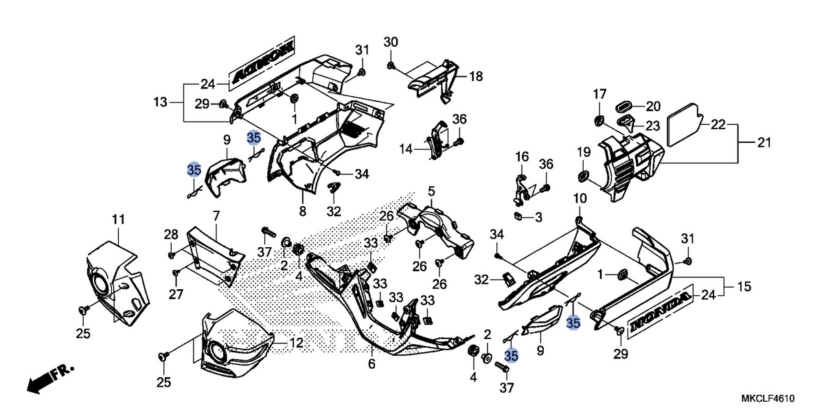 Honda OEM part 94251-10400