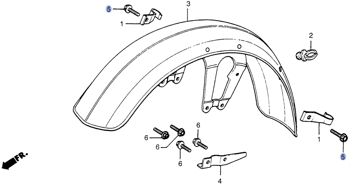 Honda OEM part 95700-06010-00