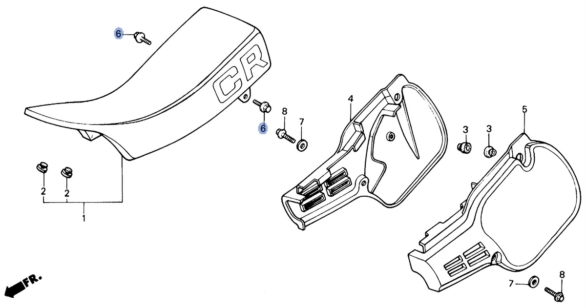 Honda OEM part 96300-08020-00