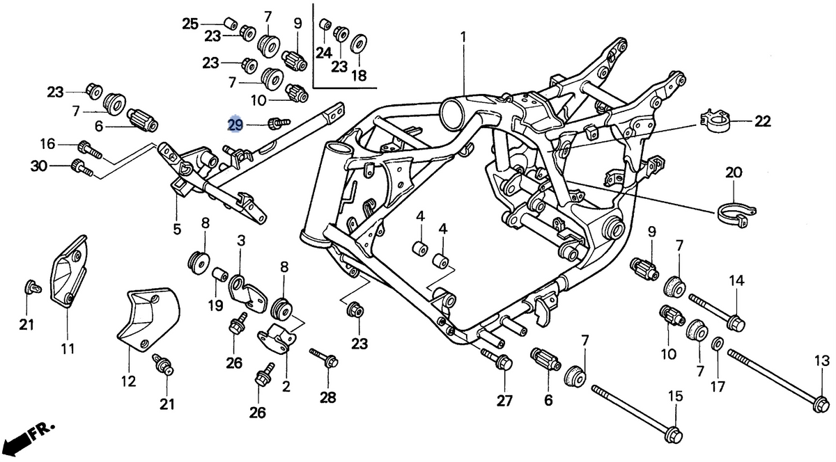 Honda OEM part 96600-10025-07