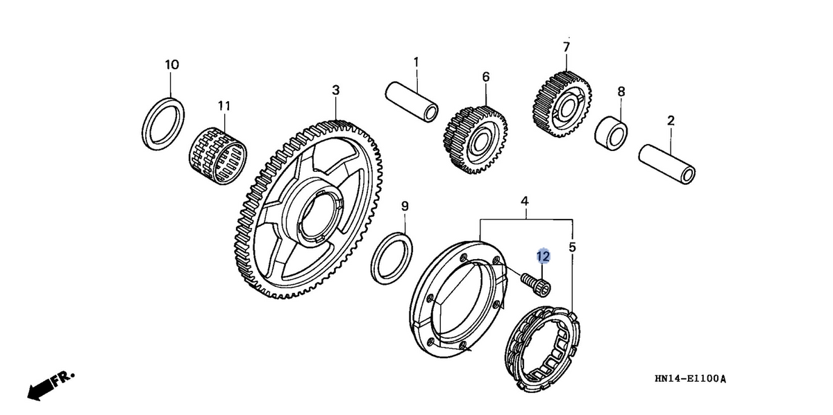 Honda OEM part 96700-08016-10