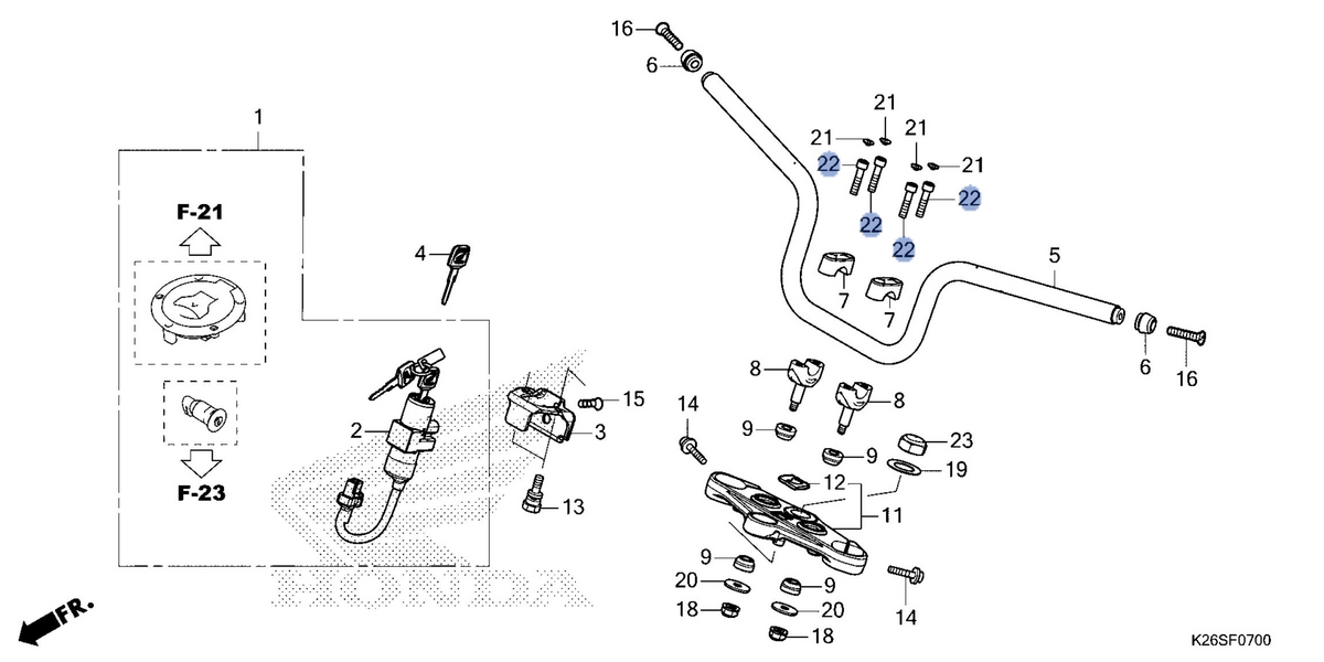 Honda OEM part 96700-08035-00