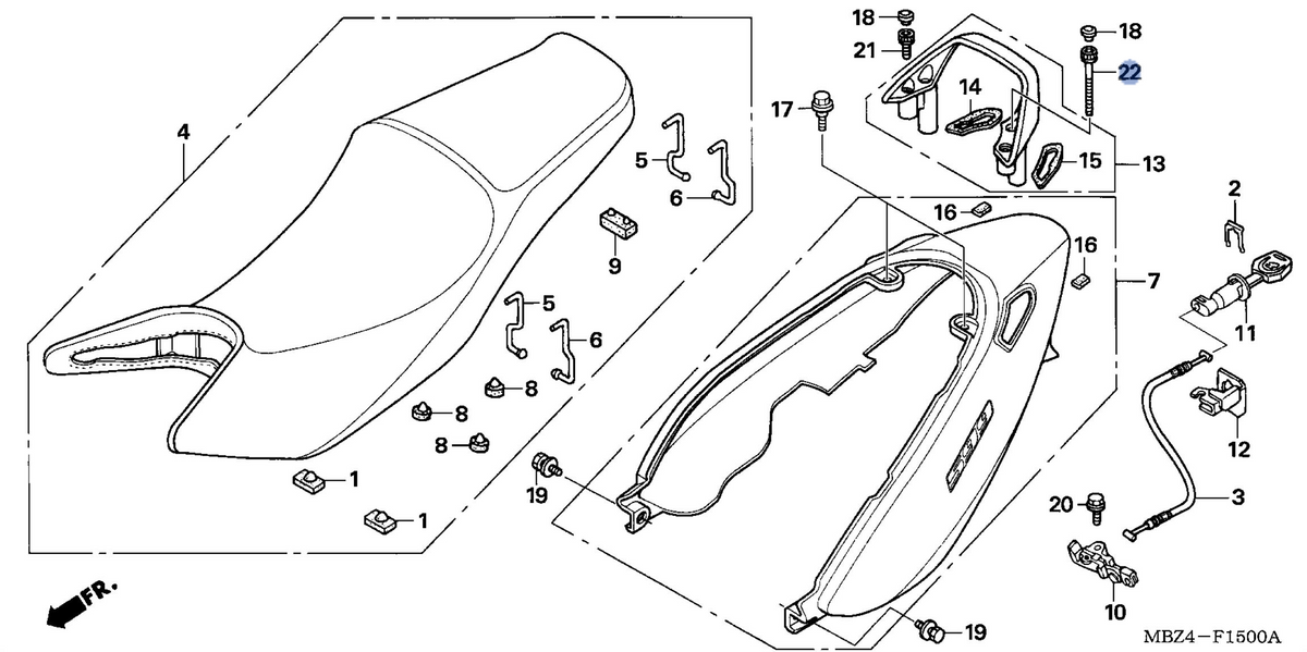 Honda OEM part 96700-08075-00