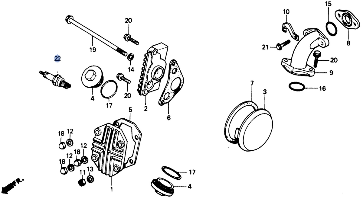 Honda OEM part 98056-55718