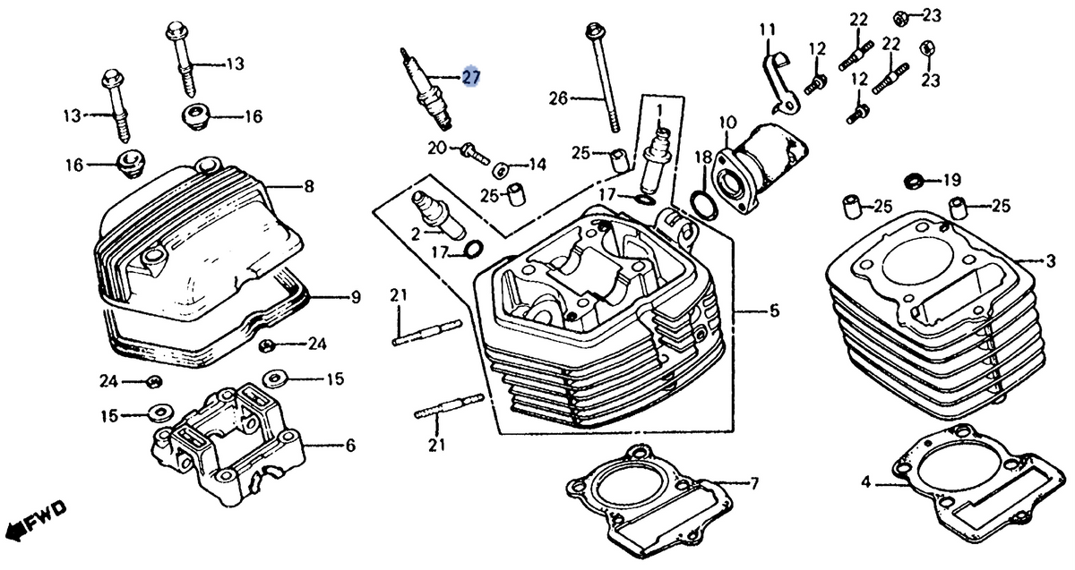 Honda OEM part 98056-56711