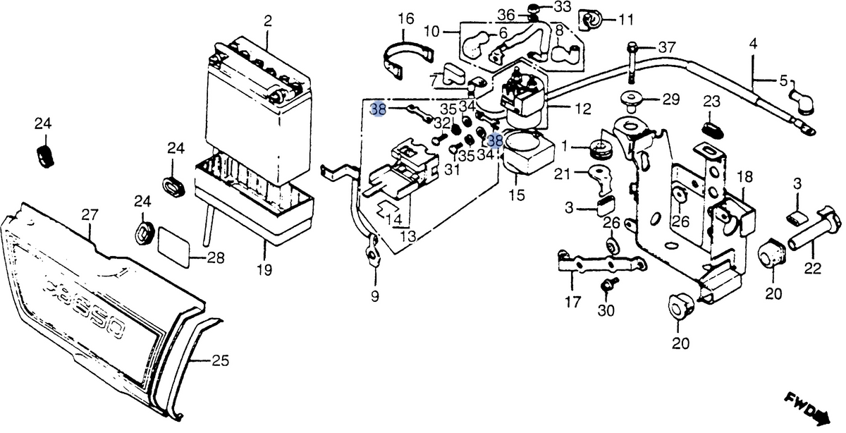 Honda OEM part 98200-53000