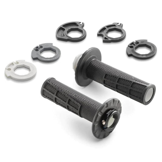 Lock-on grip set