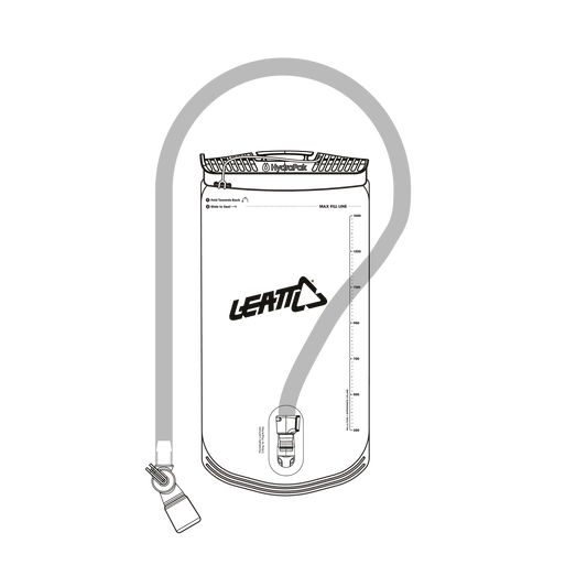 LEATT Bladder HydraPak 1.5L Vertical with tube - Degree bite valve