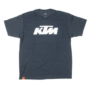 KTM LOGO TEE - NAVY HEATHER
