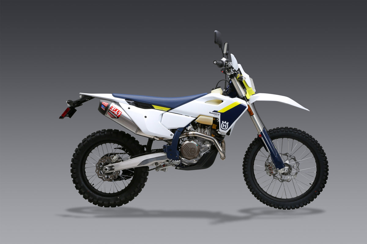 KTM 500EXC-F/350EXC-F 24-26 RS-12 Stainless Slip-On Exhaust, w/ Aluminum Muffler - 265022S320