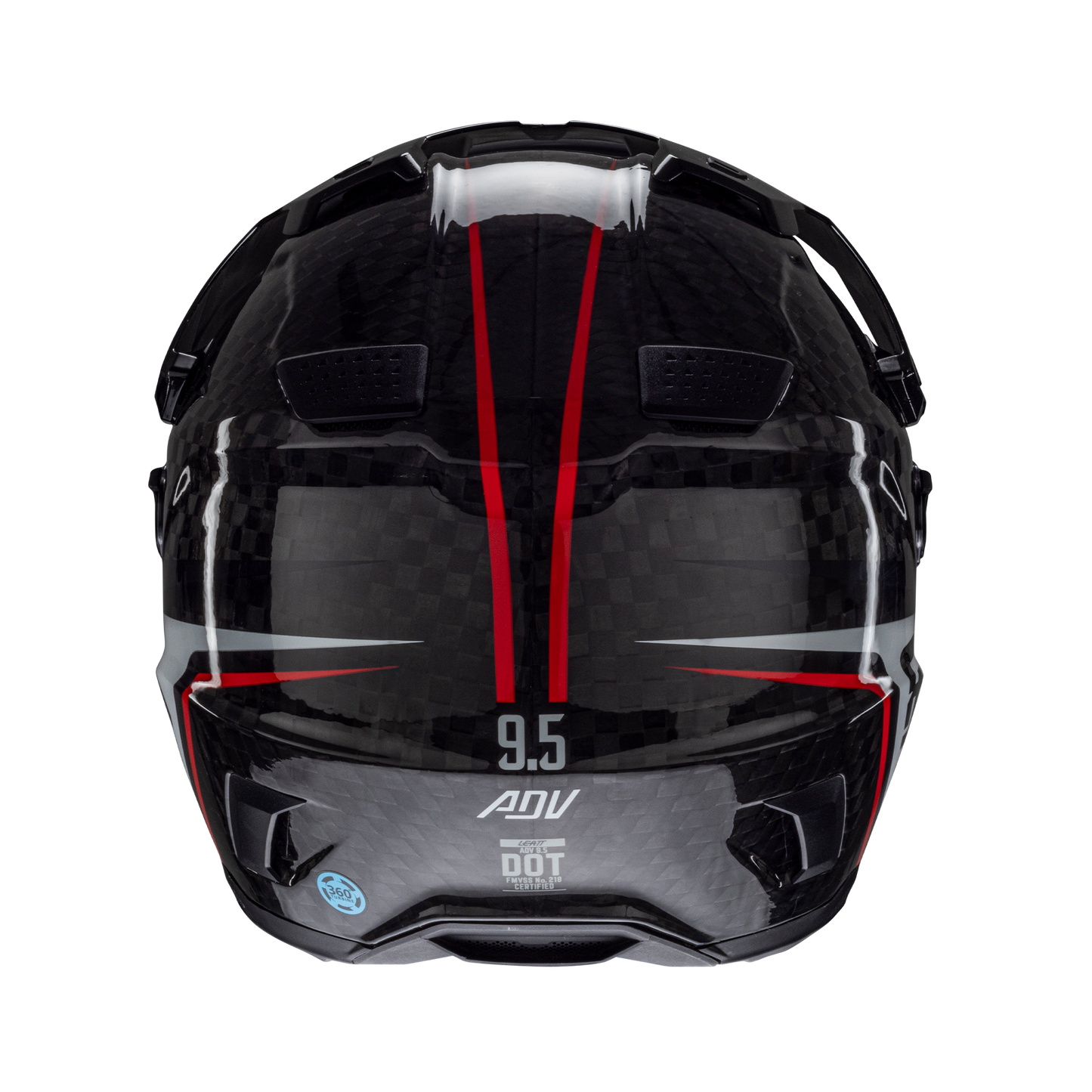 LEATT Helmet Kit ADV 9.5 Carbon with 4.5 Iriz Goggle