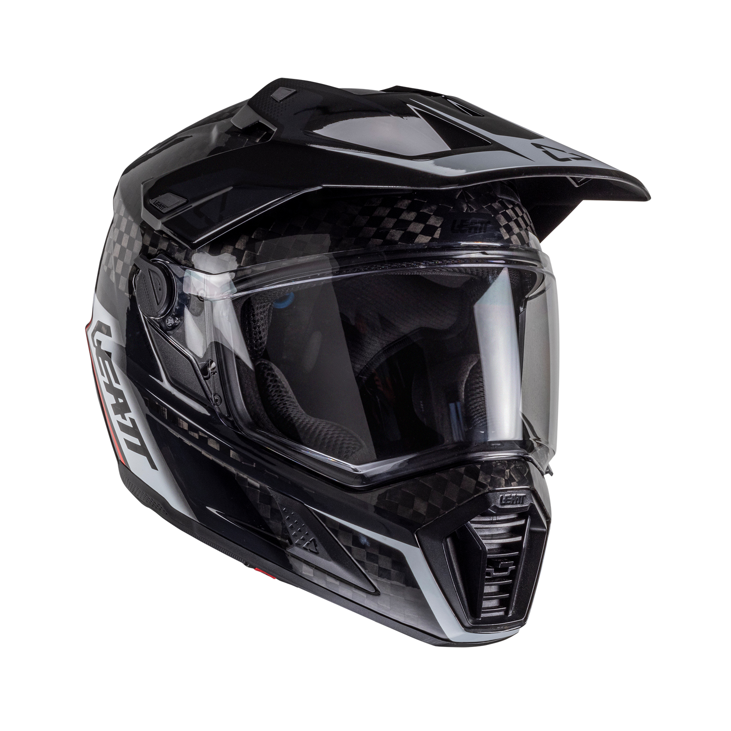 LEATT Helmet Kit ADV 9.5 Carbon with 4.5 Iriz Goggle