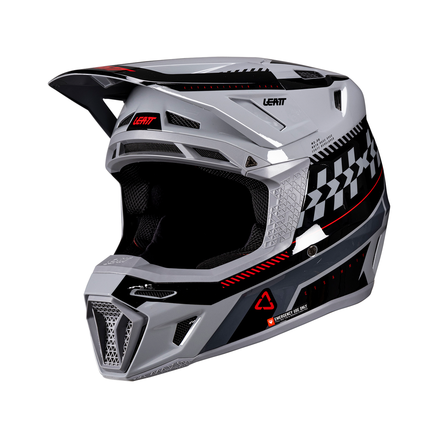 LEATT Helmet Kit Moto 8.5 Composite with 5.5 Goggle