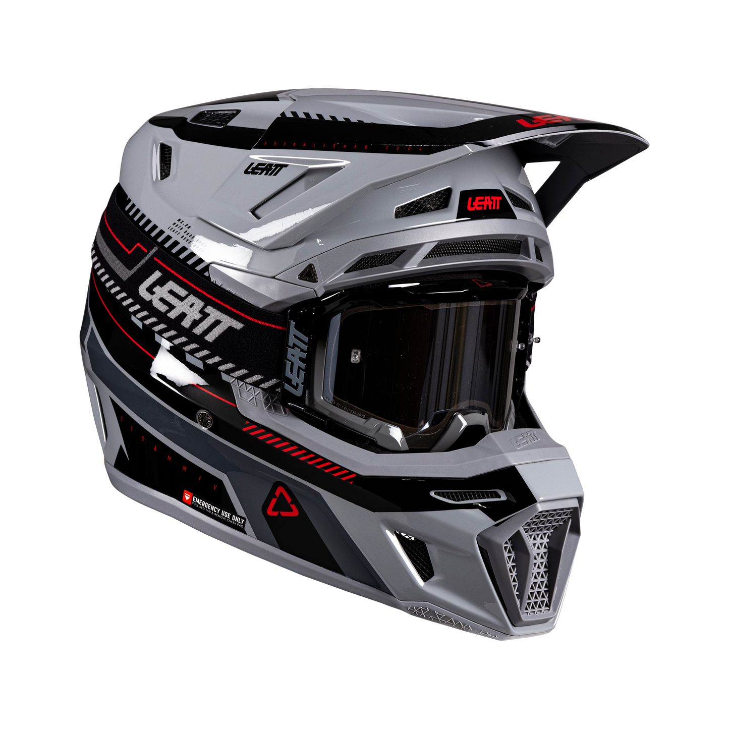 LEATT Helmet Kit Moto 8.5 Composite with 5.5 Goggle