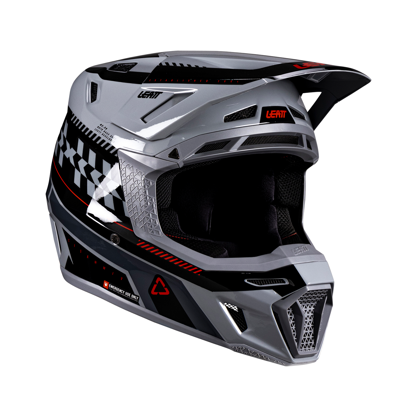 LEATT Helmet Kit Moto 8.5 Composite with 5.5 Goggle
