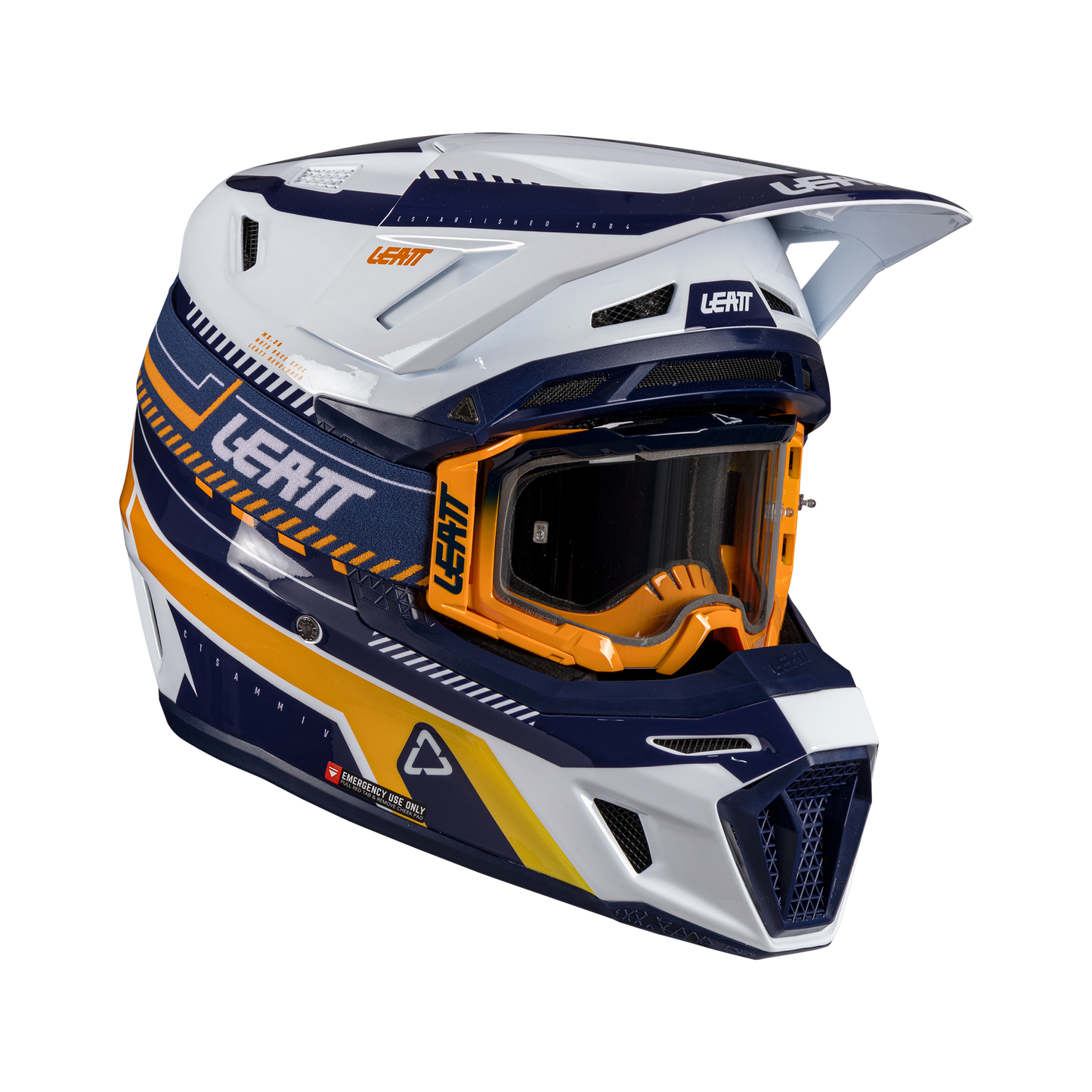 LEATT Helmet Kit Moto 8.5 Composite with 5.5 Goggle