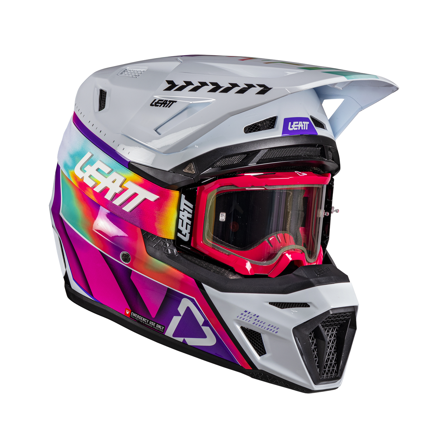 LEATT Helmet Kit Moto 8.5 Composite with 5.5 Goggle