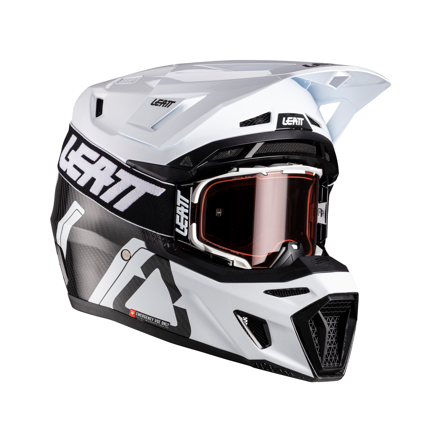LEATT Helmet Kit Moto 9.5 Carbon with 6.5 Iriz Goggle