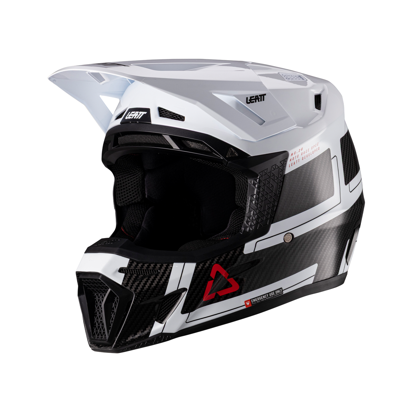 LEATT Helmet Kit Moto 9.5 Carbon with 6.5 Iriz Goggle