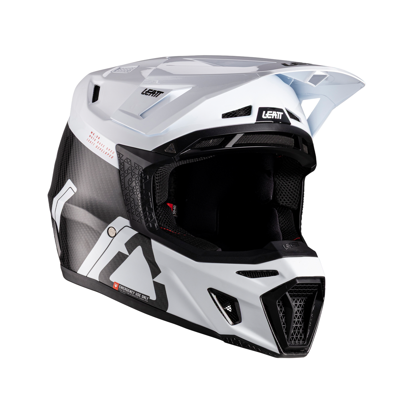 LEATT Helmet Kit Moto 9.5 Carbon with 6.5 Iriz Goggle