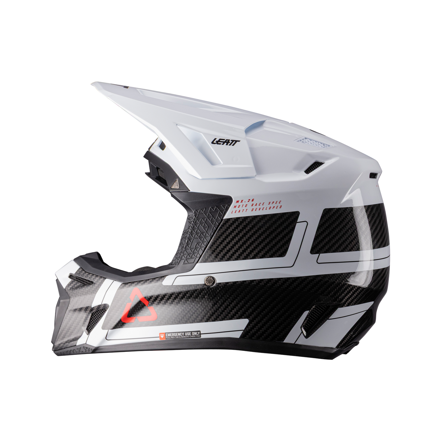 LEATT Helmet Kit Moto 9.5 Carbon with 6.5 Iriz Goggle