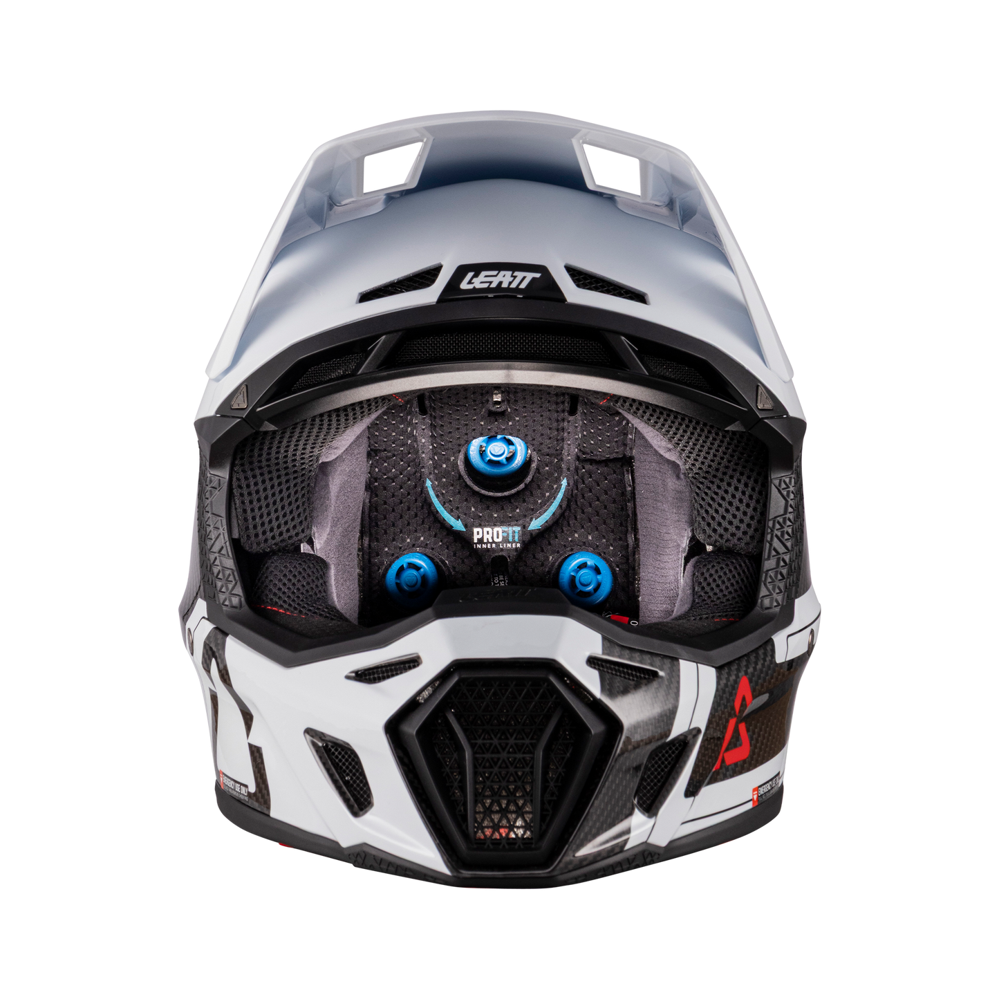 LEATT Helmet Kit Moto 9.5 Carbon with 6.5 Iriz Goggle