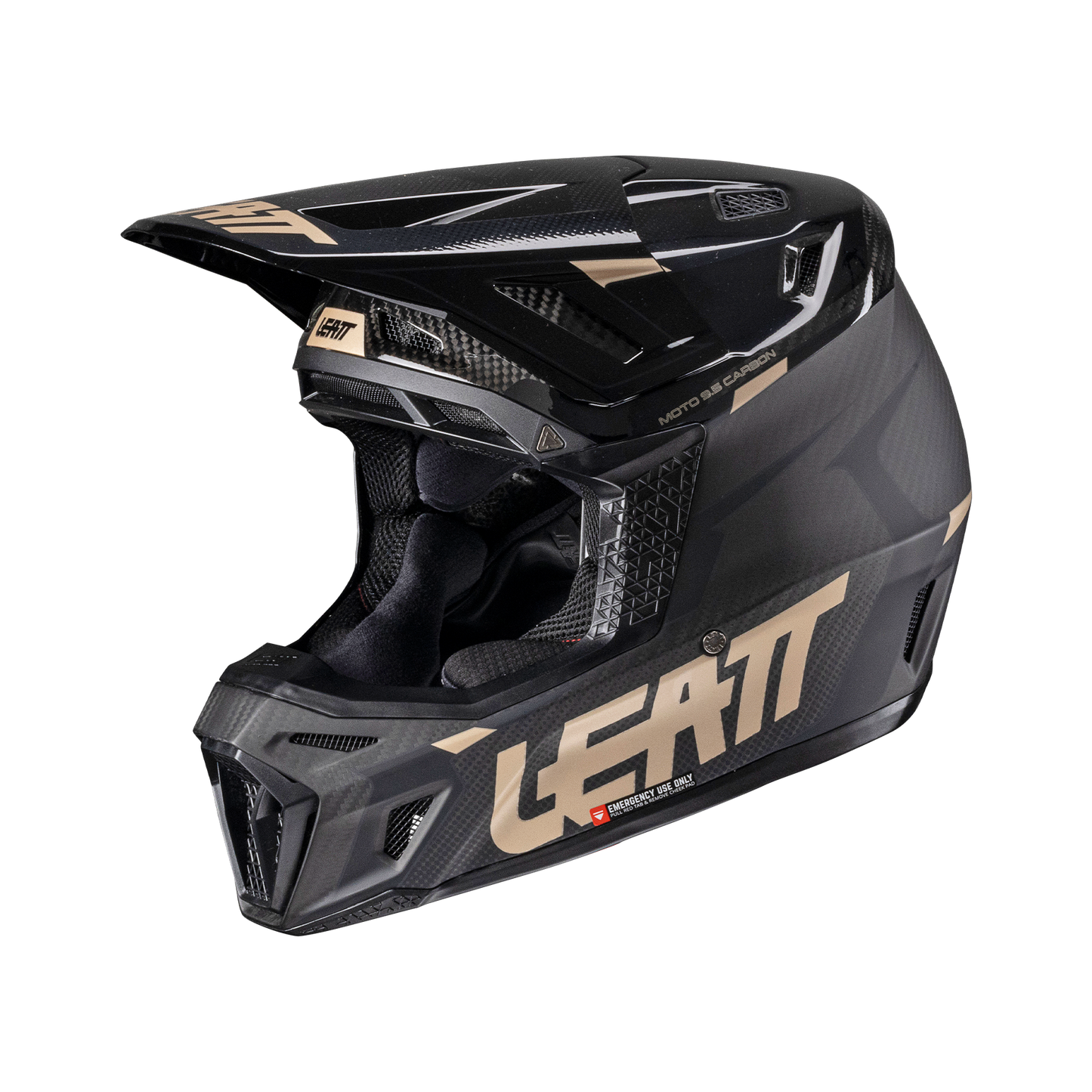 LEATT Helmet Kit Moto 9.5 Carbon with 6.5 Iriz Goggle