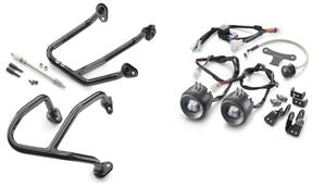KTM Crash bar-fog light kit - 00010000385
