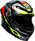 Black/Red/Yellow Fluo